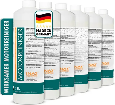 Produktbild von INOX® Motorreiniger, 6x1L - Motorenreiniger Motor Reiniger Motorspülung Spülung