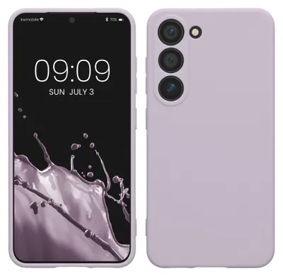 Produktbild von kwmobile Handyhülle für Samsung Galaxy S23 Hülle - weiches Handy Silikon Case - Schutzhülle Cover - Lavendel