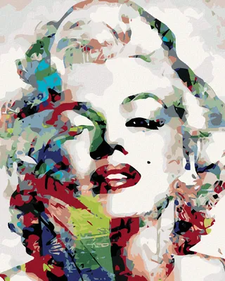 Image de Zuty - Peinture diamant - MARILYN MONROE, 40x50 cm, sans cadre et sans toile tendue