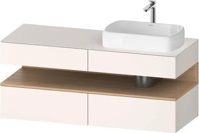 Produktbild von DURAVIT QA4766030840000 QTG KWTU WH Ek. 1400x550x600 Wß Smt H
