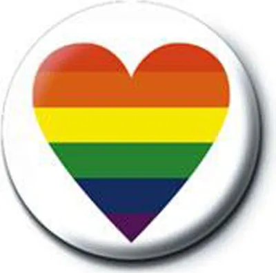 Obrázek produktu pro Pride - Odznak s knoflíkem - Srdce