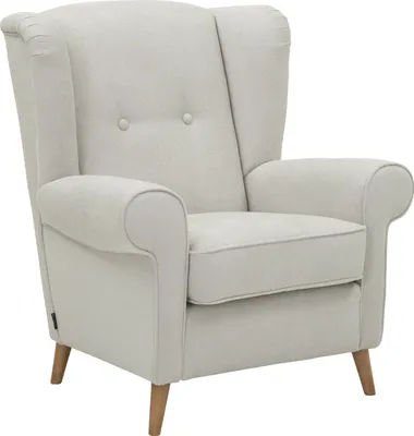 Produktbild von Max Winzer Sessel Anton - Flachgewebe silber - Maße: 88 x 94 x 99 cm