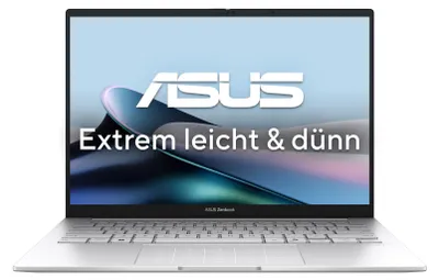 Produktbild von ASUS Zenbook 14 OLED UX3405CA-PP485W, Intel Core Ultra 9, 35,6 cm (14"), 2880 x 1800 Pixel, 32 GB, 1