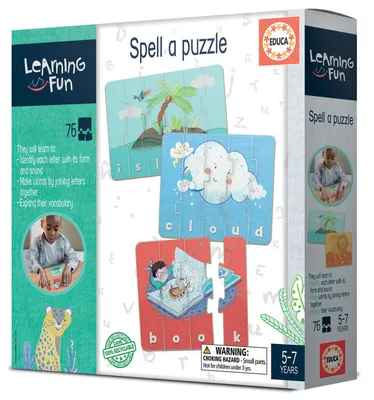 Obrázek produktu pro Vzdělávací puzzle Educa – Písmena (76 dílků)