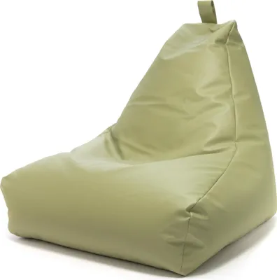Produktbild von Ecopuf Keiko, Sitzsack, Sitzsack, Pouf Sessel Outdoor, Bean Bag, Olivgrün E8, Mittelgroß
