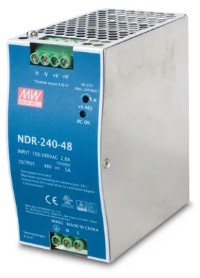 Produktbild von PLANET PWR-240-48, 240 W, 100-240 V, 50 - 60 Hz, 2.5 A, Aktiv, Überspannung, Überhitzung, Überlastschutz, Kurzschluß