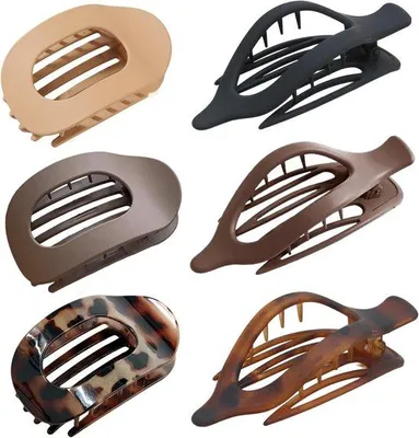 Produktbild von Haarclips Matte - 6 Stück Antirutsch-Clips für dickes und dünnes Haar