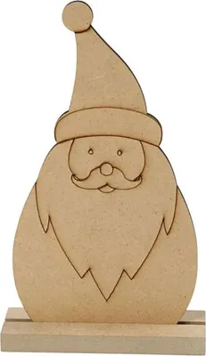 Image de Figurine de Noël en bois Père Noël