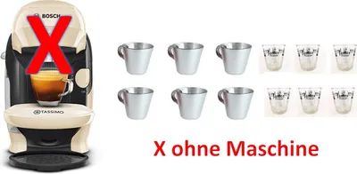 Produktbild von Tassimo by Bosch Style TAS1107GB Kaffeemaschine, cremefarben wir liefern das preiswerte Zubehör ohne MASCHINE ! bitte beachten