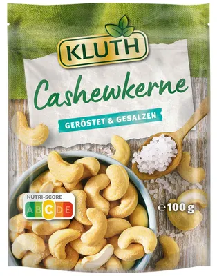 Produktbild von Kluth Cashewkerne geröstet & gesalzen 100g