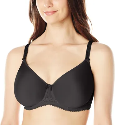 Productafbeelding van Beugel BH - Voorgevormde BH - Dagelijks Draagcomfort - Spacer Foam Cups - 75J - Zwart