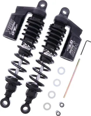 Immagine prodotto di Ammortizzatori posteriori YSS neri regolabili RG362-350TRCL-21-B lunghezza 345-355 mm