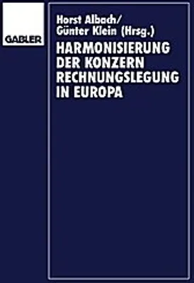 Obrázok produktu pre Harmonisierung der Konzernrechnungslegung in Europa