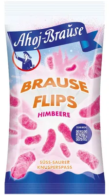 Produktbild von Ahoj-Brause Brause Flips Himbeere 60g