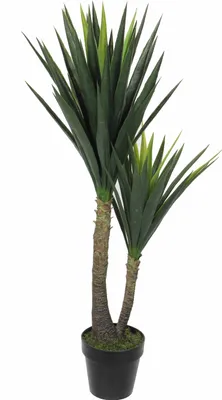 Produktbild von Mica Decorations Yucca Kunstpflanze - H120 x Ø60 cm - Grün