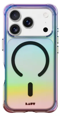 Obrázok produktu pre LAUT AERO HOLO, Ochranný obal, Apple, iPhone 17 Pro, 16 cm (6.3"), Viacfarebný, Priehľadná