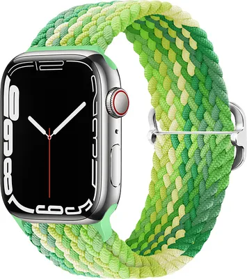 Produktbild von BStrap Elastic Nylon Armband für Apple Watch 38/40/41mm, lime