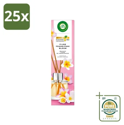 Productafbeelding van 25 x Air Wick geurstrips Zachte Frangipani-bloem - 40 ml - Voordeelverpakking - 25 stuks