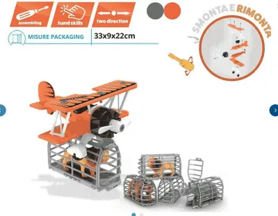 Produktbild von Spielzeug Tiertransportflugzeug für Kinder