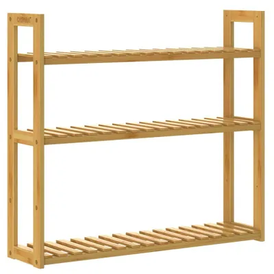 Immagine prodotto di Casaria Scaffale da bagno Mobiletto bamboo bagno 3 Ripiani regolabili 54x60x15cm e alta capacità di carico