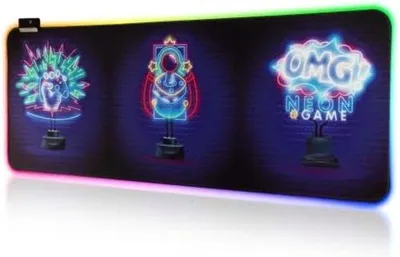 Produktbild von Gaming Mauspad XXL 800x300mm RGB 7 Farben 14 LED Modi
