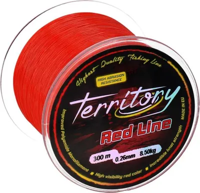 Obrázok produktu pre Mikado Territory Monofilové vlasce 300 M Červená 0,400 mm Červená 0,400 mm