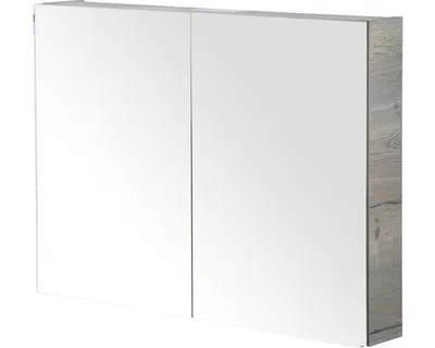 Produktbild von Spiegelschrank Sanox 90 x 13 x 65 cm tabacco 2-türig doppelt verspiegelt