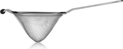 Zdjęcie produktu dla Sito trójkątne Ø 18 cm, drobna siatka, spiczaste