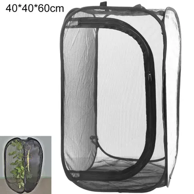 Produktbild von Großer Lebensraum Käfig, Libelle Schmetterling fliegender Insektennetz Käfig, Outdoor-Beobachtung Pflanze40*40*60cm