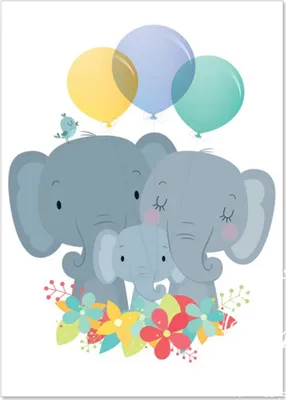 Produktbild von TPFLiving Kunstdruck LW-1312 (OHNE RAHMEN) Poster - Leinwand - Wandbild - Hochauflösender Giclée-Druck, langlebig und hochwertig - Tiere mit Luftballon, Giraffe, Löwe, Zebra, Hase, Elefant, Panda -  - Größe: 30x40cm