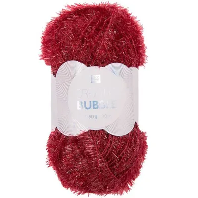 Produktbild von Rico Design Creative Bubble, Rot, 90 m, 50 g