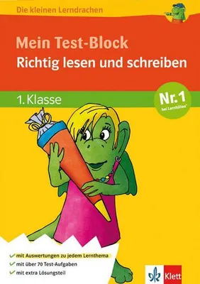 Produktbild von Mein Test-Block Richtig Lesen u. Schreiben 1. Schuljahr
