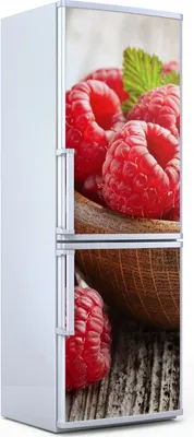 Produktbild von Magnete Dekorative - 70 cm x 190 cm - Küche - Magnetmatte Kühlschrankmagnete - Frische Himbeeren Obst