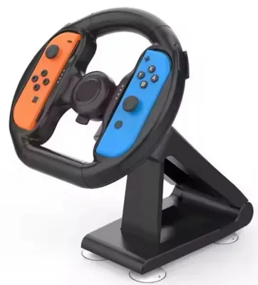 Immagine prodotto di Volante per Joy-Con di Nintendo Switch – Supporto per controller volante da corsa per videogiochi