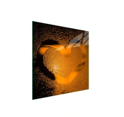 Produktbild von Glasschutzplatte Für Herd 50X52 Herz