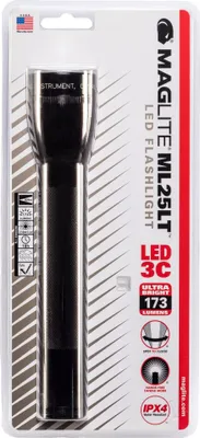 Obrázok produktu pre Maglite ML25LT, Baterka, Čierna, Hliník, Otočné, 1 m, IPX4