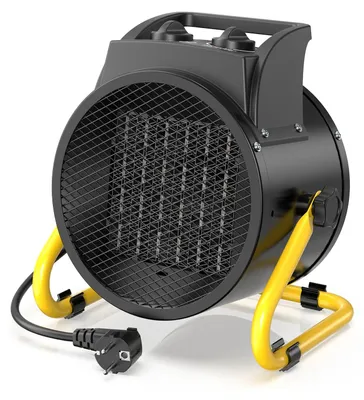 Produktbild von Elektrischer Heizlüfter, 3000 W – Keramikheizung – Reichweite: 30 m² – Schwarz
