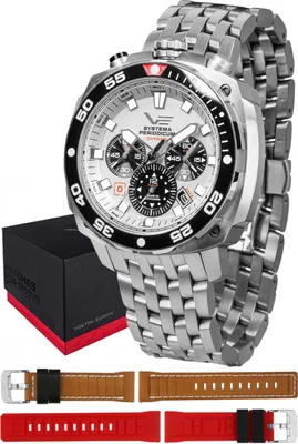 Produktbild von Vostok Europe VK67-650A722B silberne Uhr