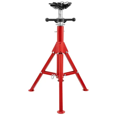Zdjęcie produktu dla Statyw rurowy Vevor głowica V z 4-kulową głowicą transferową 1500lbs składane nogi 71-131cm