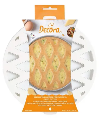 Productafbeelding van DECORA, 0215802. Kunststof kookrooster voor Pastiera-taart, ideaal voor het decoreren van de taart