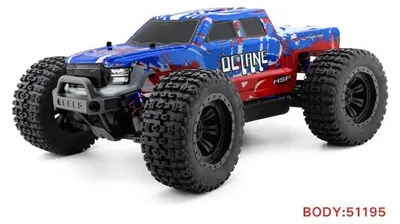 Immagine prodotto di HSP Octane PRO 1/10, 2,4 GHz, monster truck brushless, blu