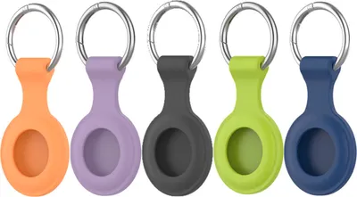 Produktbild von 4smarts Silicone Case Set f. AirTags 5 Stk (farblich gemischt)