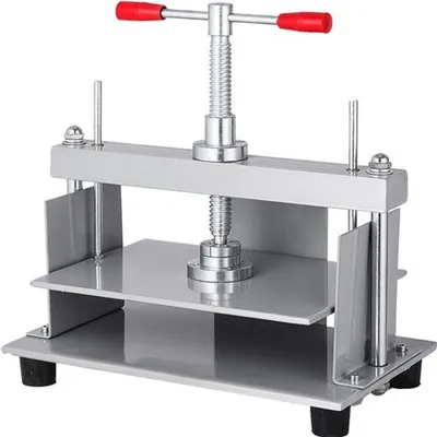 Image de Presse manuelle de reliure - Pression : 1500 kg - Surface de travail : 305 x 220 mm - Acier renforcé