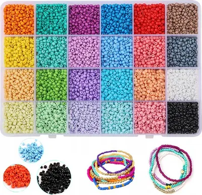 Obrázek produktu pro DIY sada korálků 12000 kusů - pastelové barvy šperky řemeslná sada náramky náhrdelníky