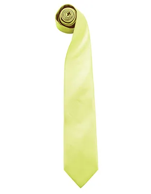 Produktbild von Premier Workwear PR765 | Krawatte Uni-Fashion / Colours - Farbe: Lime (ca. Pantone 617C) - Größe: 144 x 10 cm