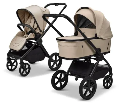 Produktbild von Moon Gio Fold Kombikinderwagen / 2in1 Kinderwagen, Farbe/Dessin:Sand