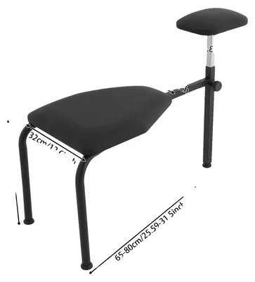 Obrázek produktu pro Pedikérské křeslo, ergonomický design, nastavitelné funkce, černé