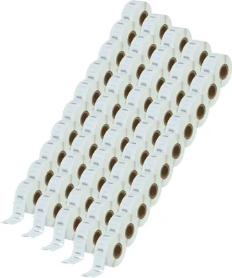 Produktbild von vhbw 50x Rolle 25mm x 25mm (750 Etiketten) Ersatz für Dymo S0929120 für Drucker Weiß