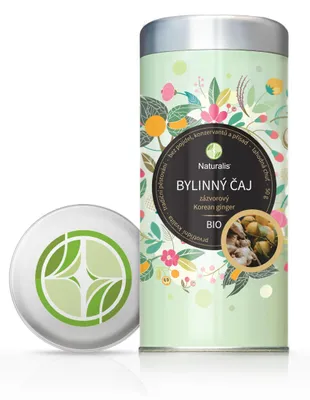 Obrázek produktu pro Bylinný čaj zázvorový (Korean ginger) Naturalis- 50 g