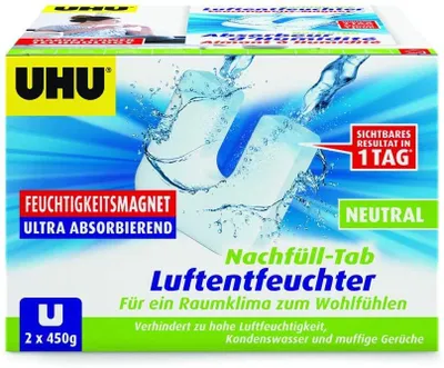 Produktbild von UHU Feuchtigkeitsmagnet Nachfülltabs tral 2x450g